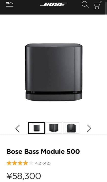 BOSE BASS MODULE 500 ボーズバスモジュール 500