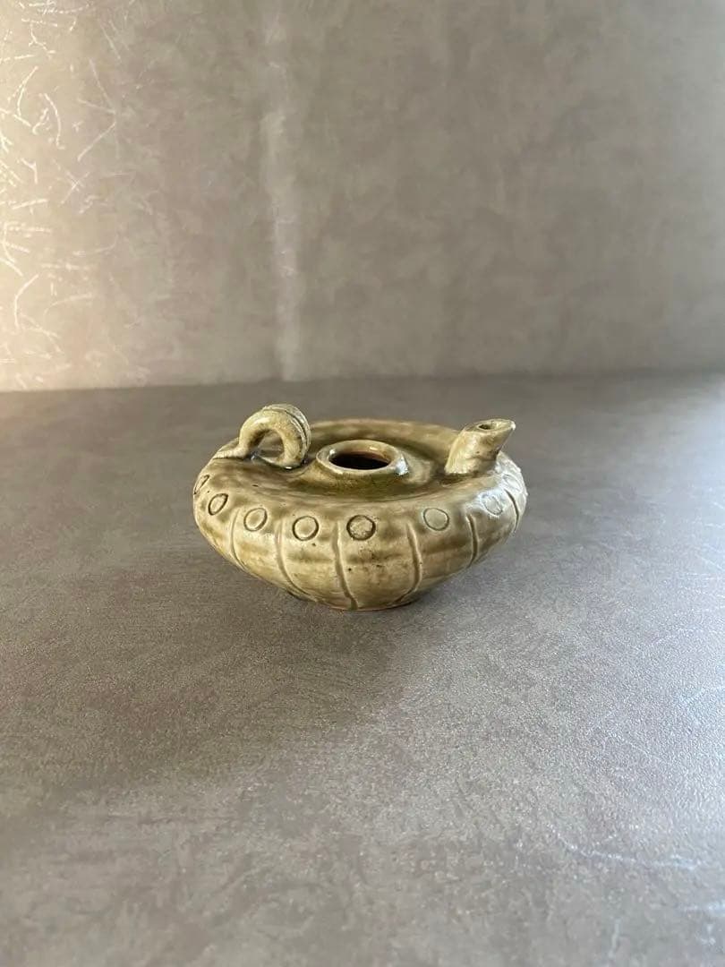 古瀬戸水滴　加藤宇助 作　共箱