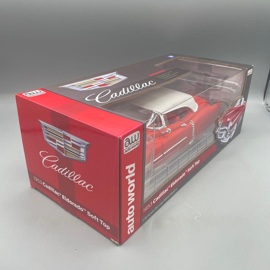 1/18 1953 キャデラック エルドラド レッド×ホワイト