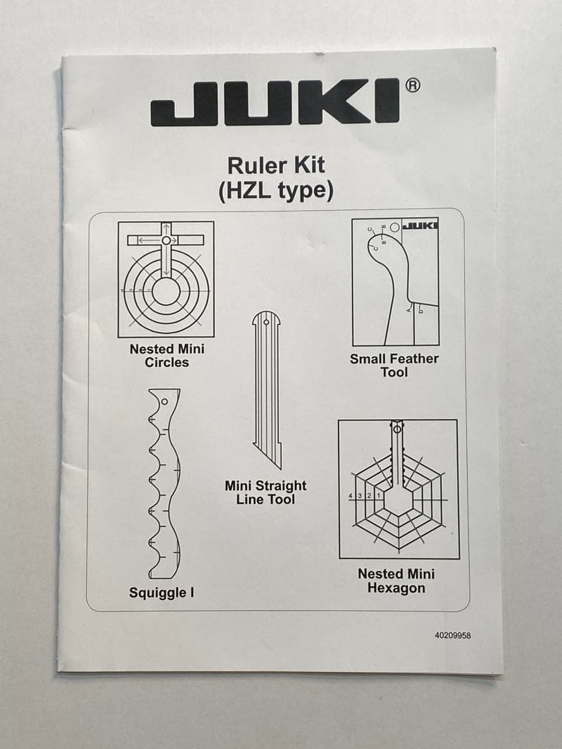 JUKI ルーラーキット (HZLタイプ)