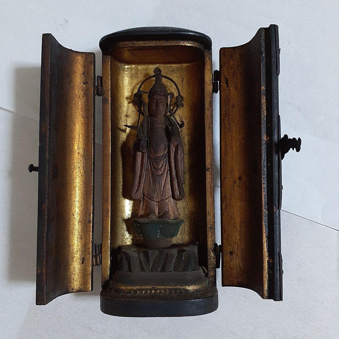 厨子 大弁財天女 仏像 神像 立像