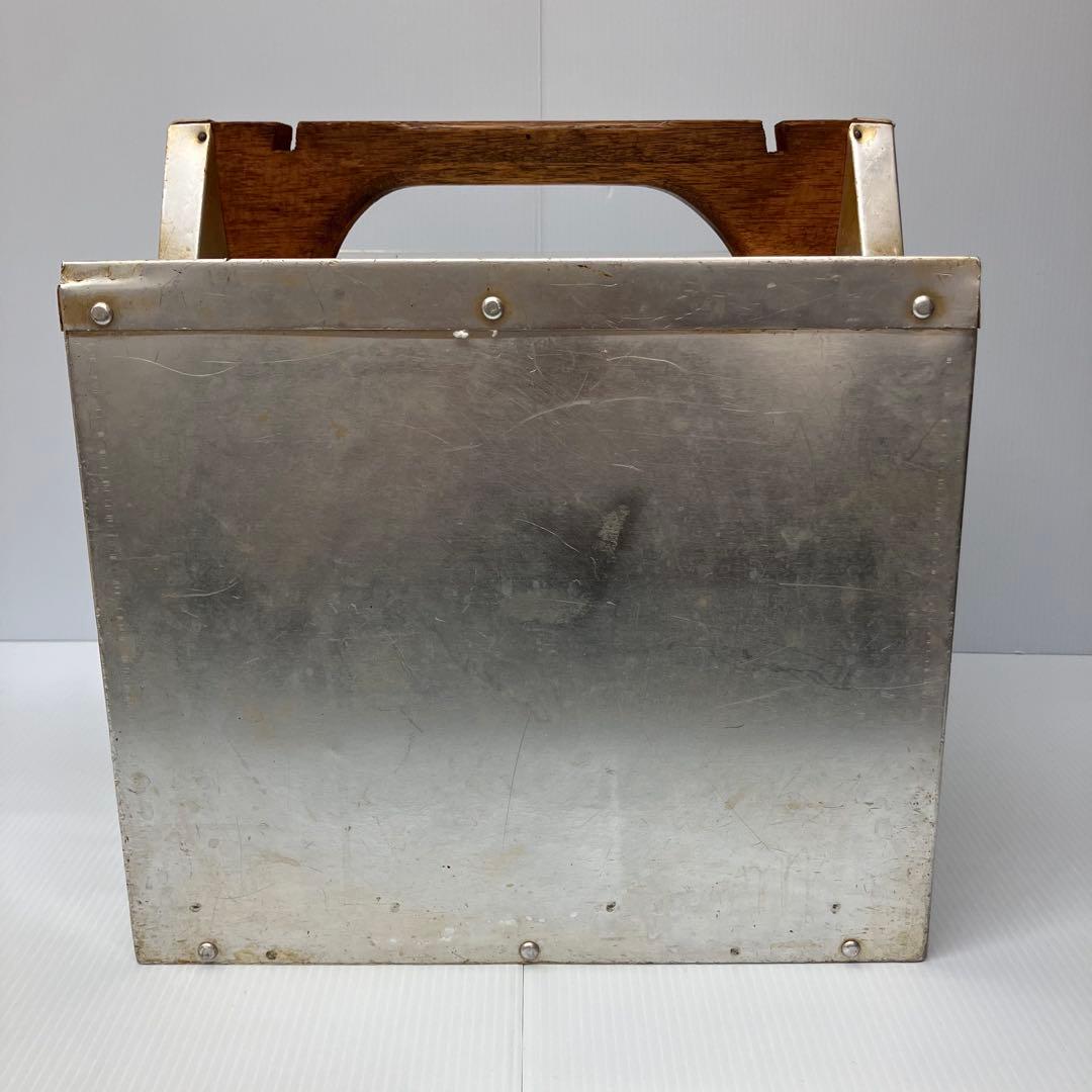 昭和レトロ】アルミ製 2段 おかもち 岡持ち 出前 コレクション 昭和