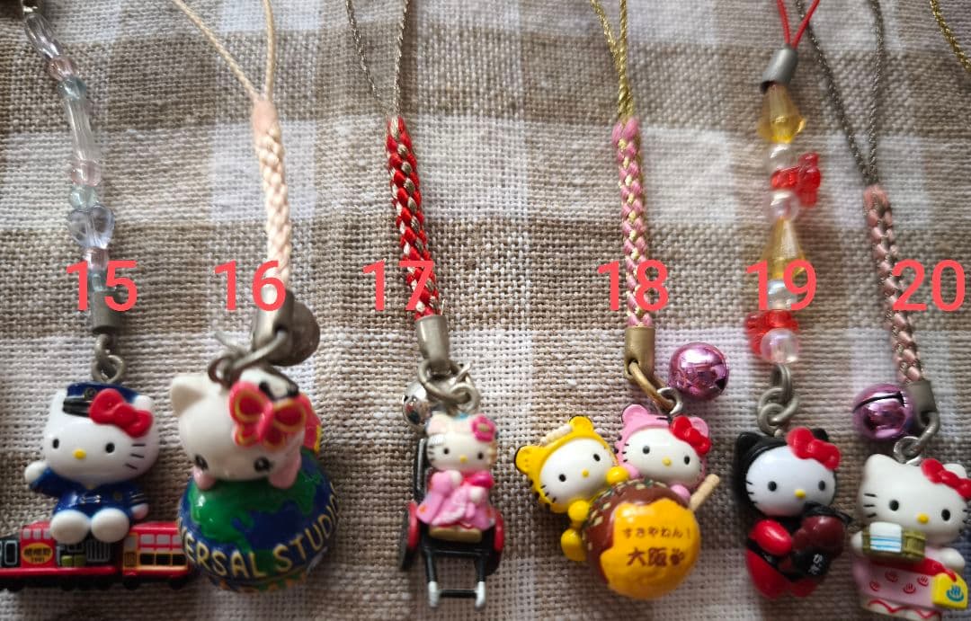 ご当地キティ　ストラップ