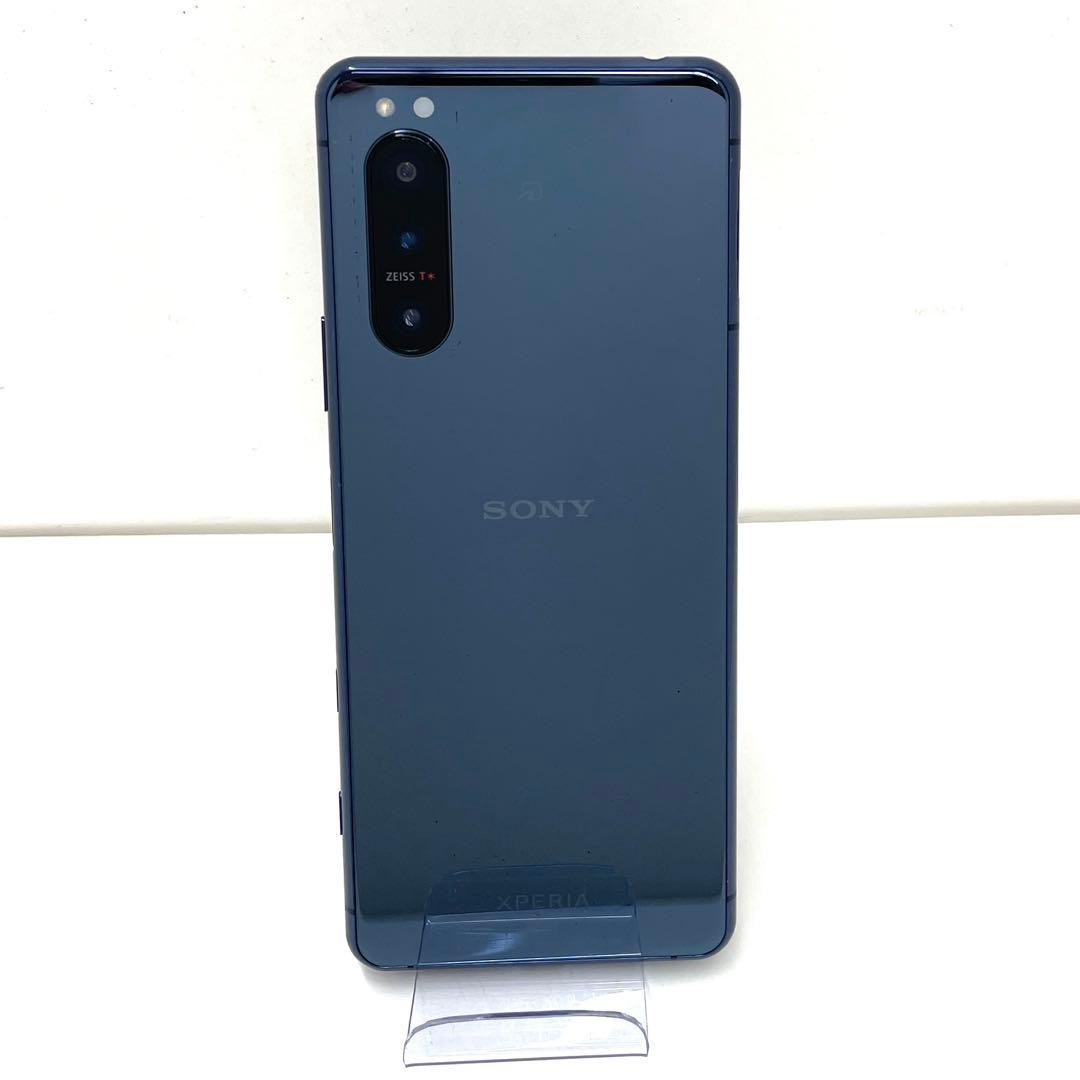SONY Xperia 5 II SOG02 ブルー au 画面線有りジャンク品 XPERIA 5Ⅱ