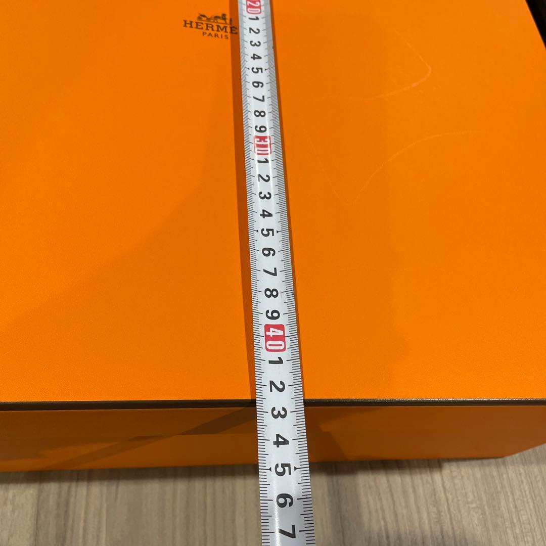 HERMES 大きな空箱 白紙 リボン ショップカード めちゃくちゃ綺麗です