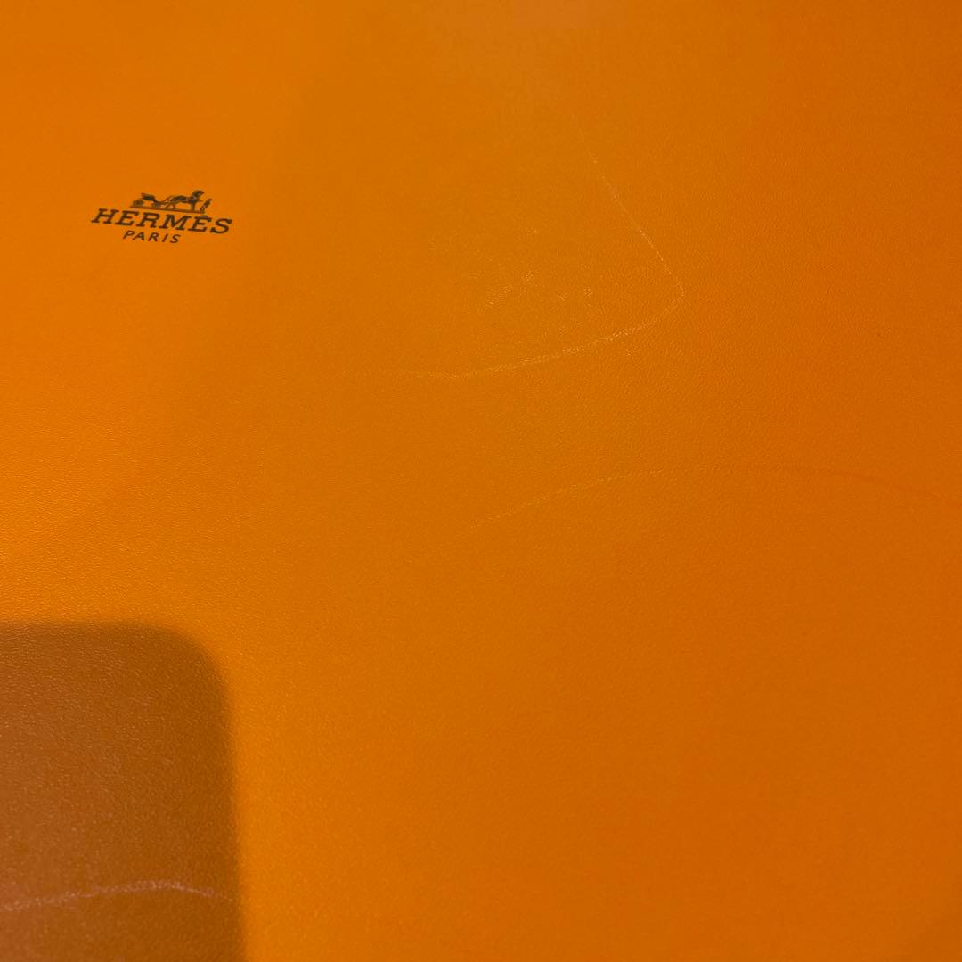 HERMES 大きな空箱 白紙 リボン ショップカード めちゃくちゃ綺麗です