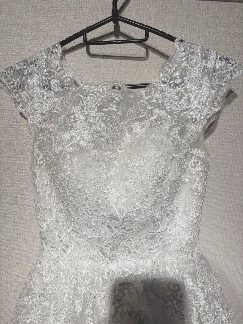 ウエディングドレス 前撮り レース