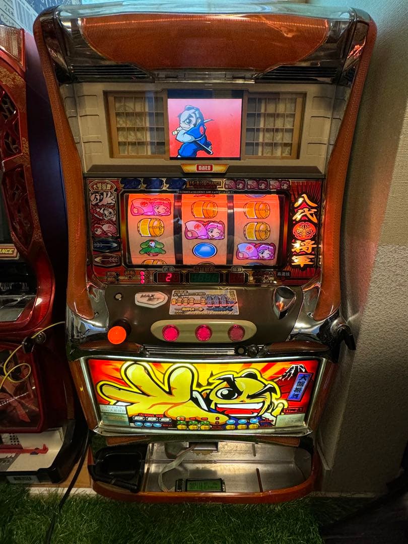 パチスロ実機 吉宗 4号機 コイン不要機 レアオプション付き