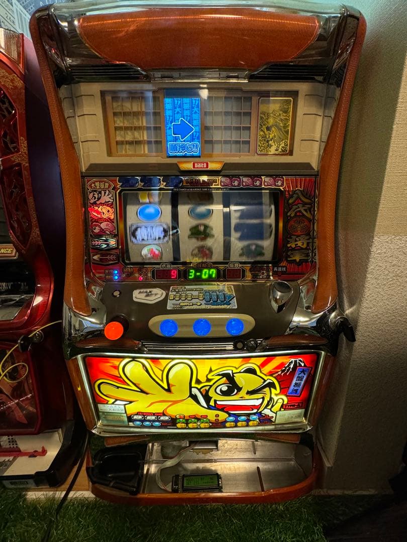 パチスロ実機 吉宗 4号機 コイン不要機 レアオプション付き