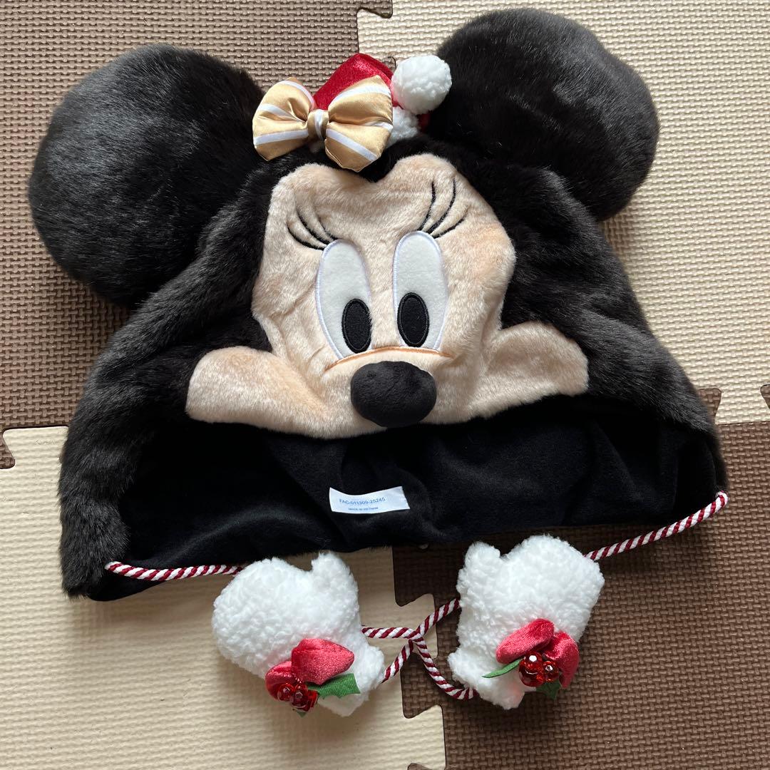ディズニークリスマス2025 ミニーサンタファンキャップ