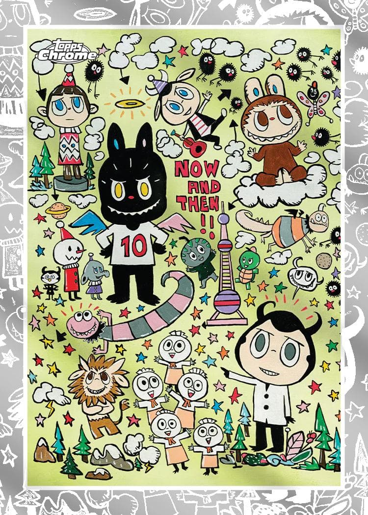 レッド】Topps Chrome Labubu 10周年記念 - メルカリ