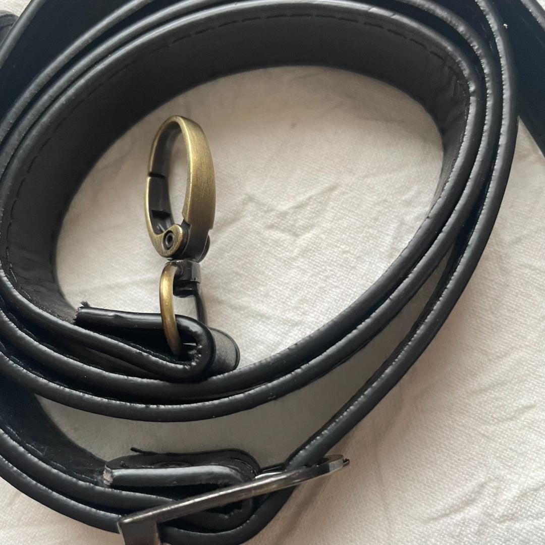 ショルダーストラップ【 ブラック / AG 】黒　バッグ 紐 スマホ ホルダー