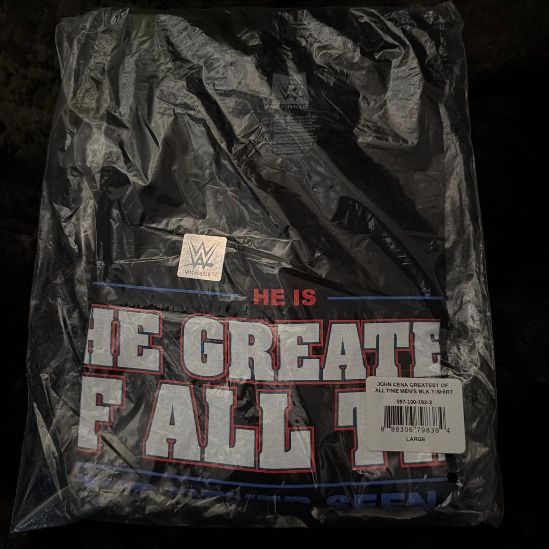 WWE ジョン・シナ greatest of all time Tシャツ WWE ジョン・シナ greatest of all time Tシャツ