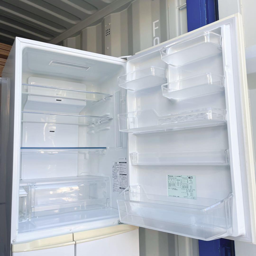 取付無料！パナソニック自動製氷エコナビ搭載！おしゃれホワイト5ドア