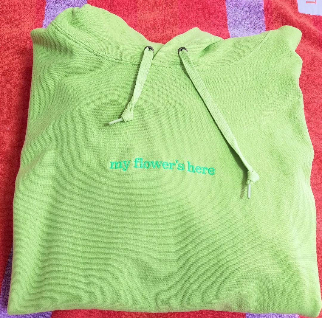 藤井風　美品　my flower's here 緑フーディM