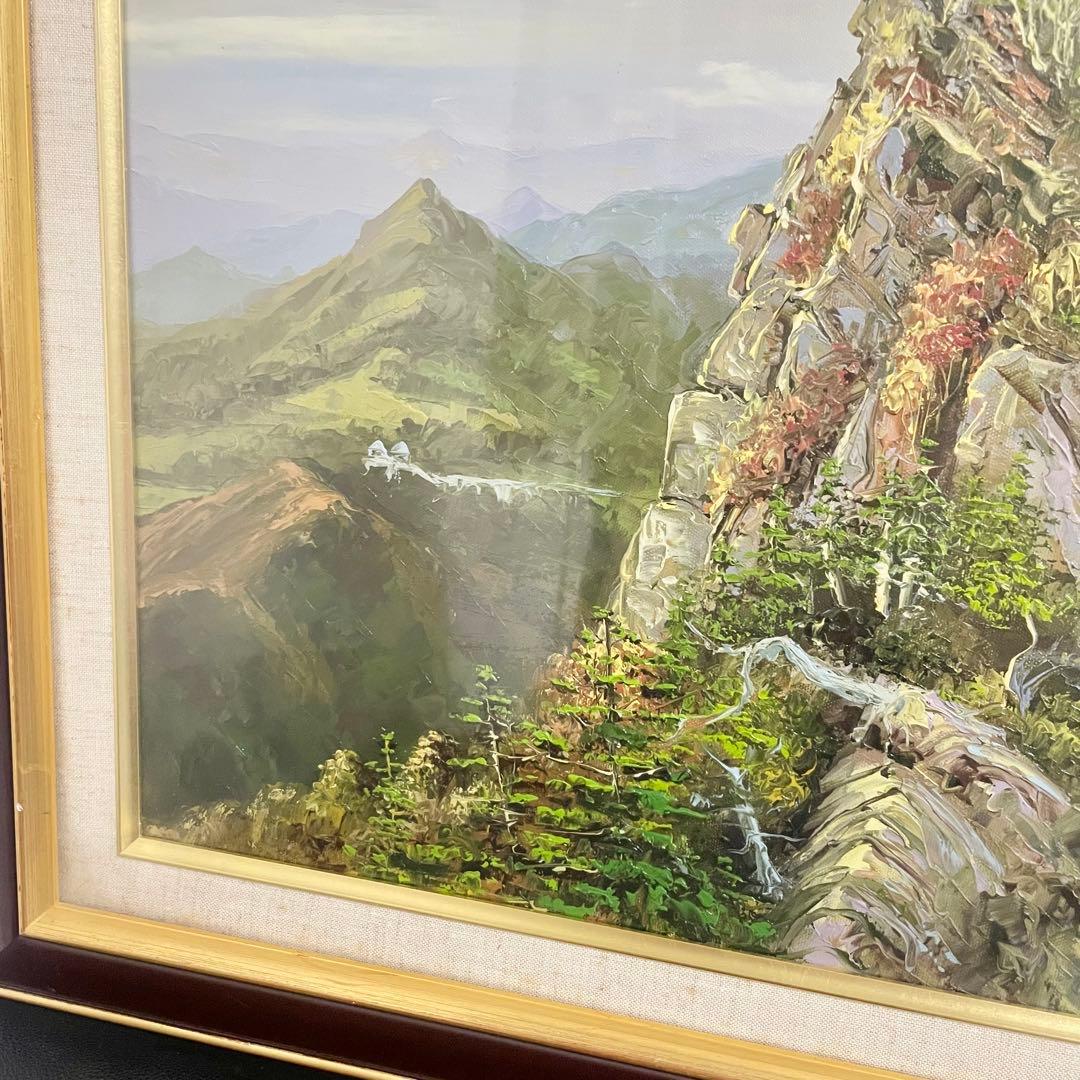 【値下げOK】中野治郎 油絵 肉筆画 額装 絵画