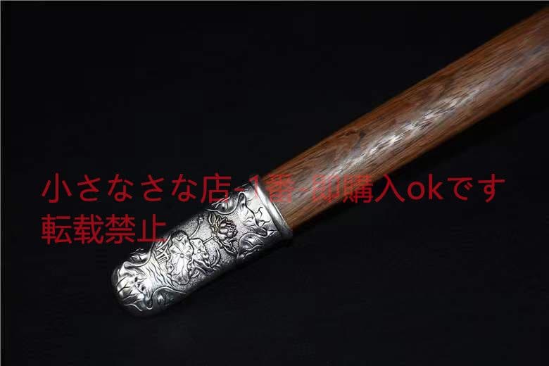 沙銀ハスの剣 武具　刀装具　日本刀　模造刀 居合刀