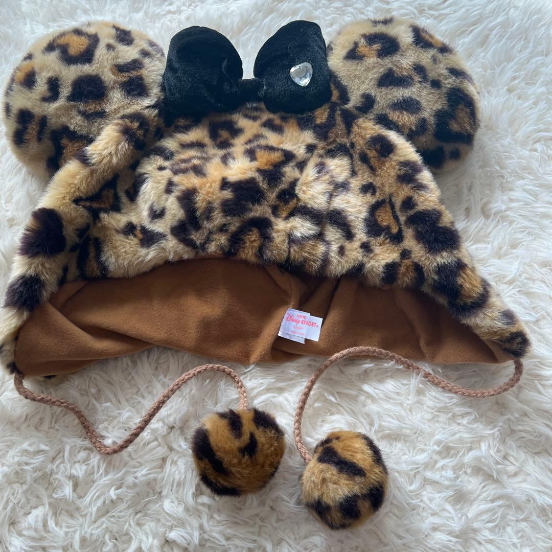 東京ディズニーリゾート ヒョウ柄帽子 - メルカリ