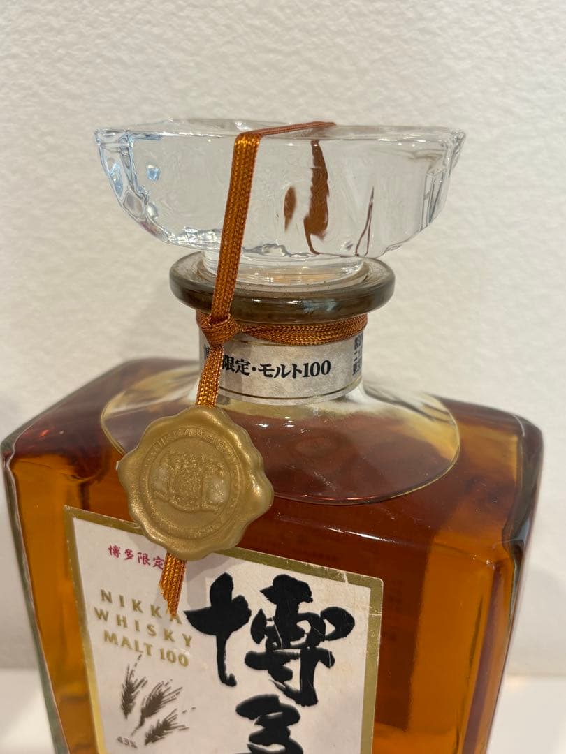未開栓】ニッカウイスキー 博多