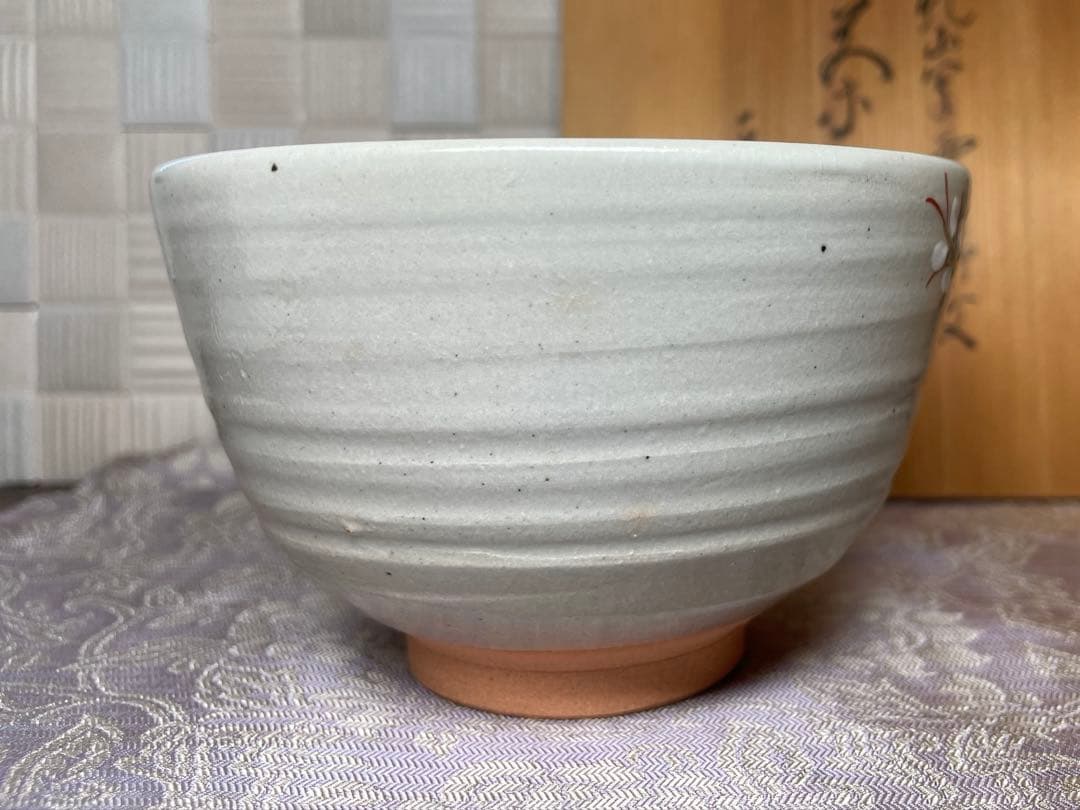 茶道】茶碗 乾山写 雲錦文 紫雲造