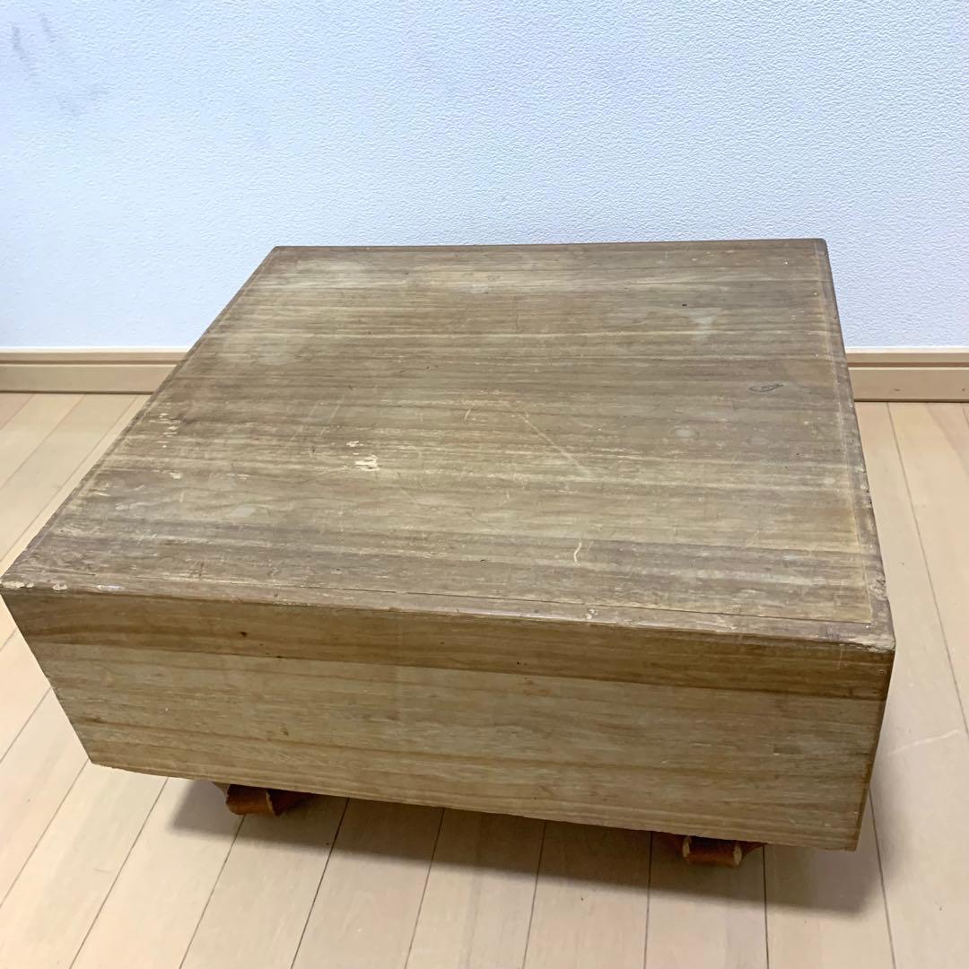 【高級】本榧 脚付碁盤 5寸 ヘソ有り 19路盤