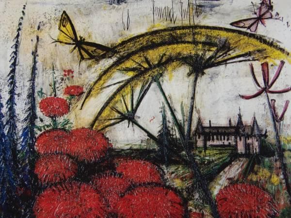 ベルナール・ビュッフェ「Le manoir aux ombelles」