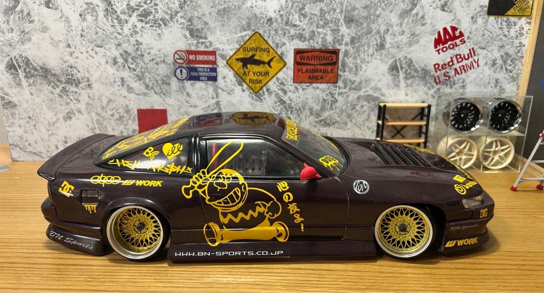 パンドラ180SX シルエイティ　ラジコンボディ