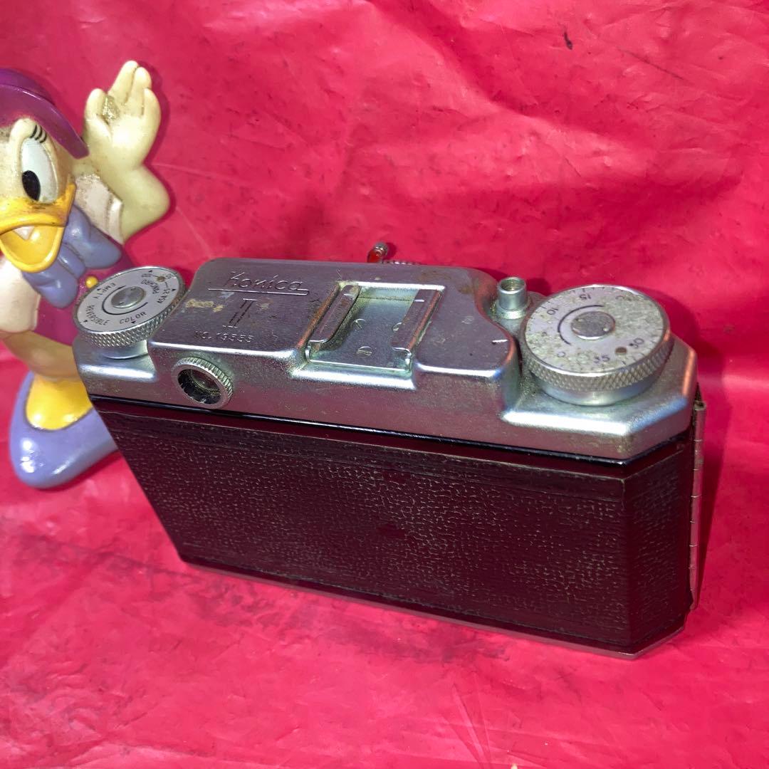 アンティークKonicaIIレンジファインダーカメラ訳有レンズ別購入機動完