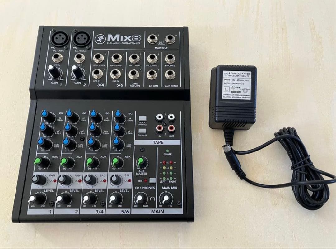 配信機器・PA機器・レコーディング機器 Mackie mix8