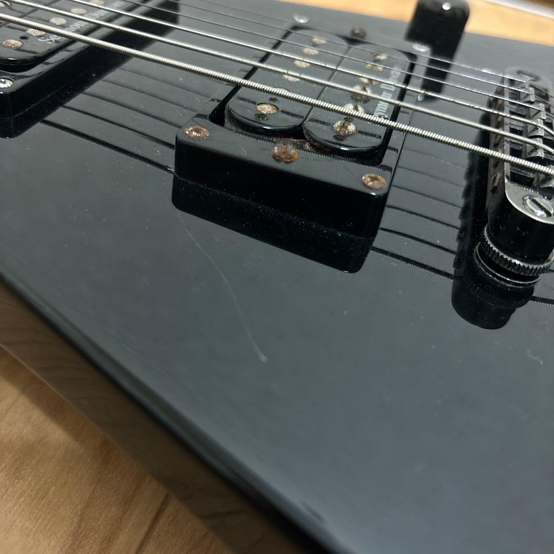 エドワーズ ブラック Vシェイプ ギター edwards EDWARDS E-FV-LTD