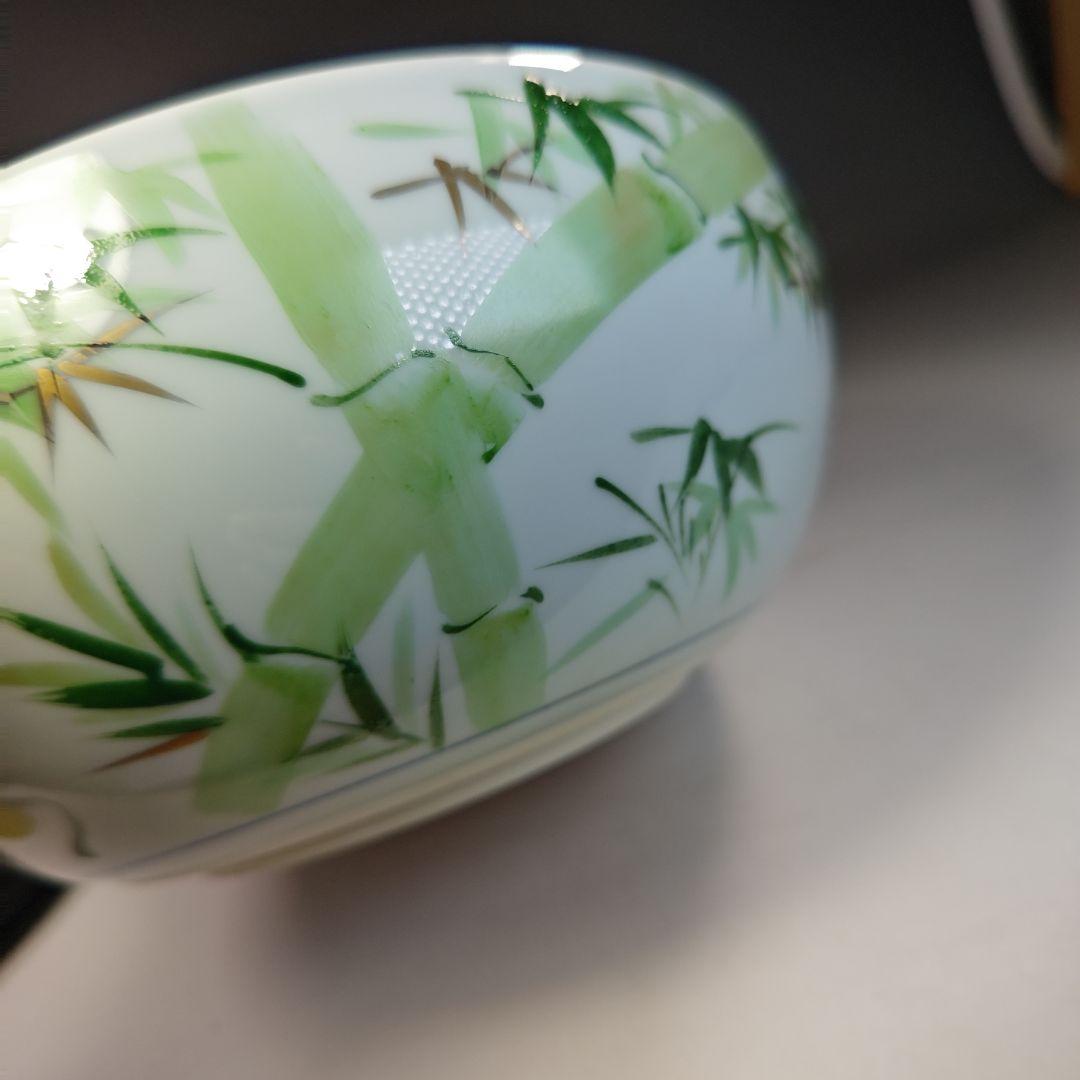 イ750 水指『洞華苑 色絵 平水指 共箱』茶道具