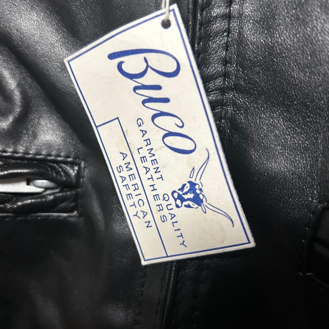 デッドストック】BUCO ブコ 革ジャン シングルライダース ヴィンテージ40