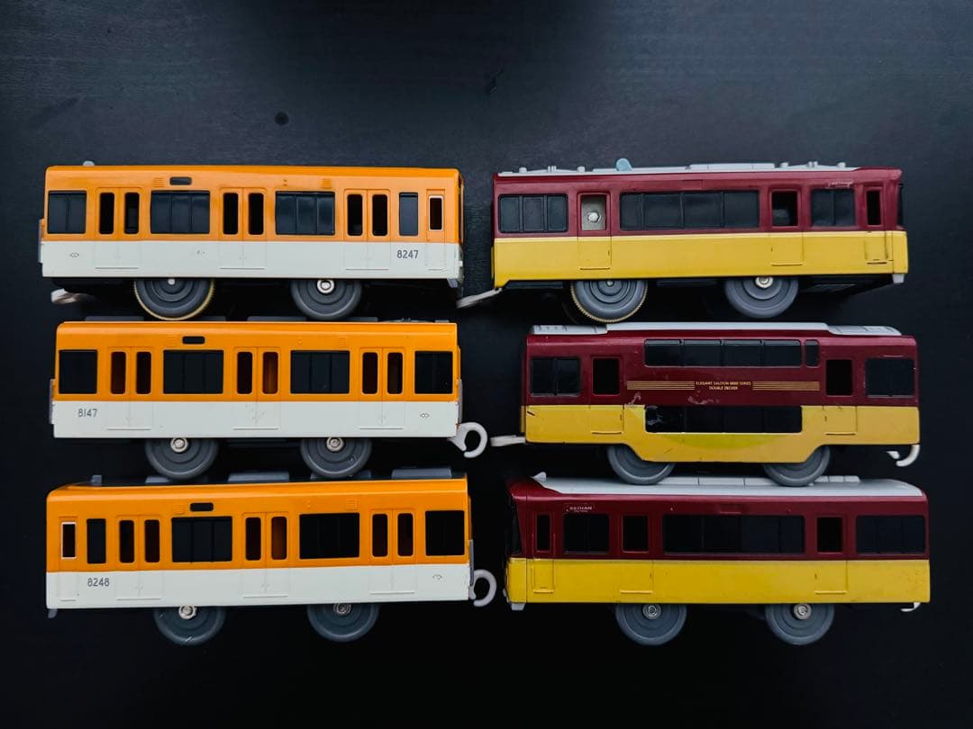 プラレール 京阪8000系×阪神8000系　絶版品有