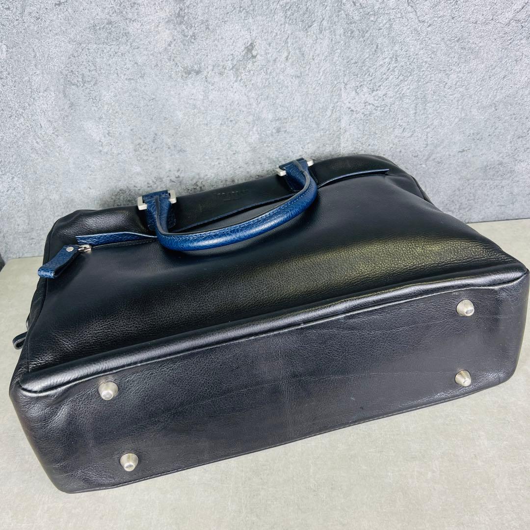 SERAPIAN セラピアン レザー ビジネスバッグ バイカラー