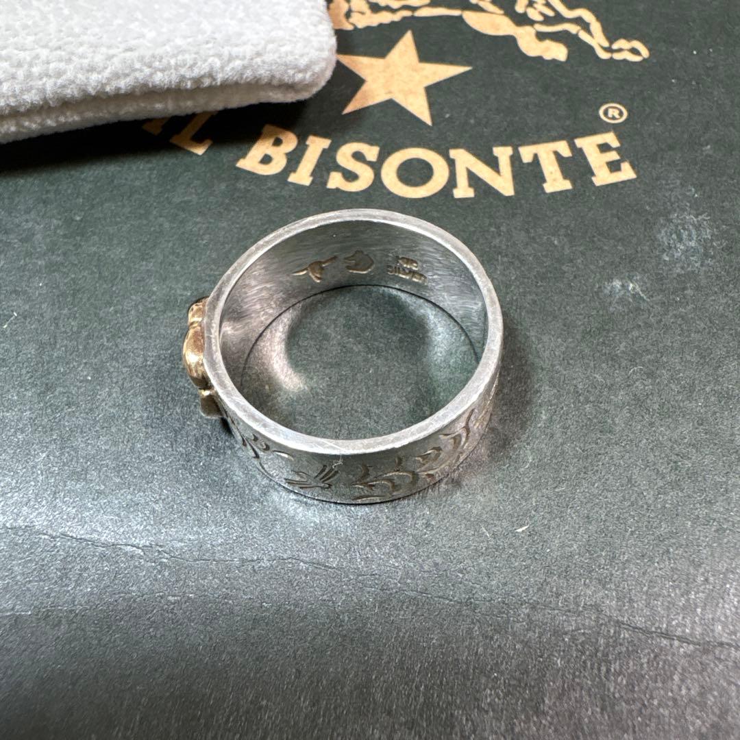 廃盤品TADY&KING アラベスク平打ちリングGPローズ 唐草17号