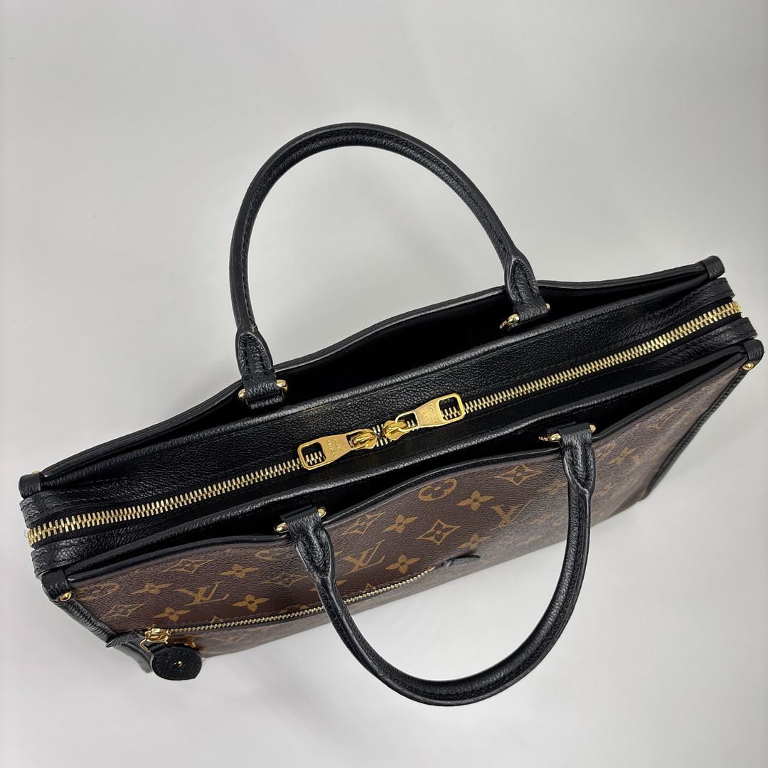 新品同様 ルイヴィトン ポパンクールMM モノグラム マカサー ハンドバッグ