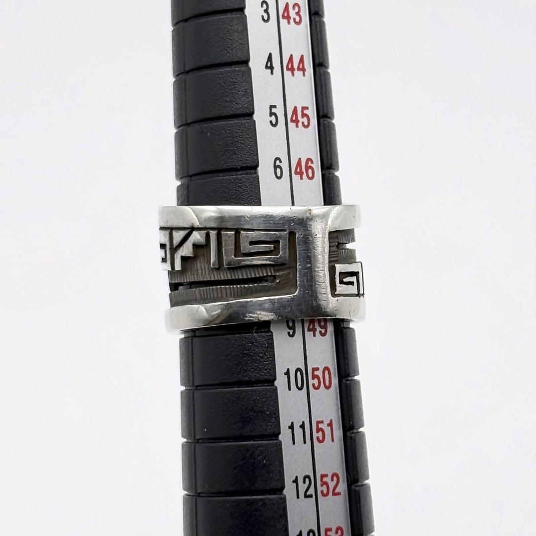 ホピ族 ルシオンバ マンインザメイズ リング 9号 希少