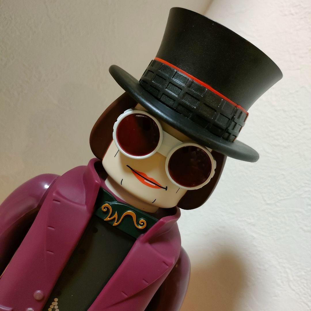 レア　チャーリーとチョコレート工場　ウィリーウォンカキューブリック400%　希少