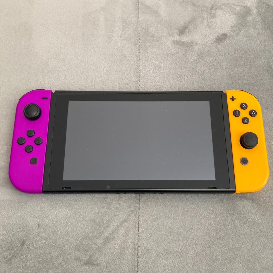 【完品美品】Nintendo Switch ネオンパープル・ネオンオレンジ 新型