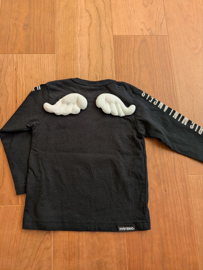 HYSTERIC MINI 長袖Tシャツ 80 天使の羽付き HYSTERIC MINI 長袖Tシャツ 80