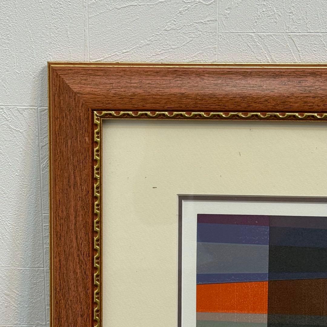 H19KZ12c 天津恵 シルクスクリーン版画 額装 142/200 真作保証