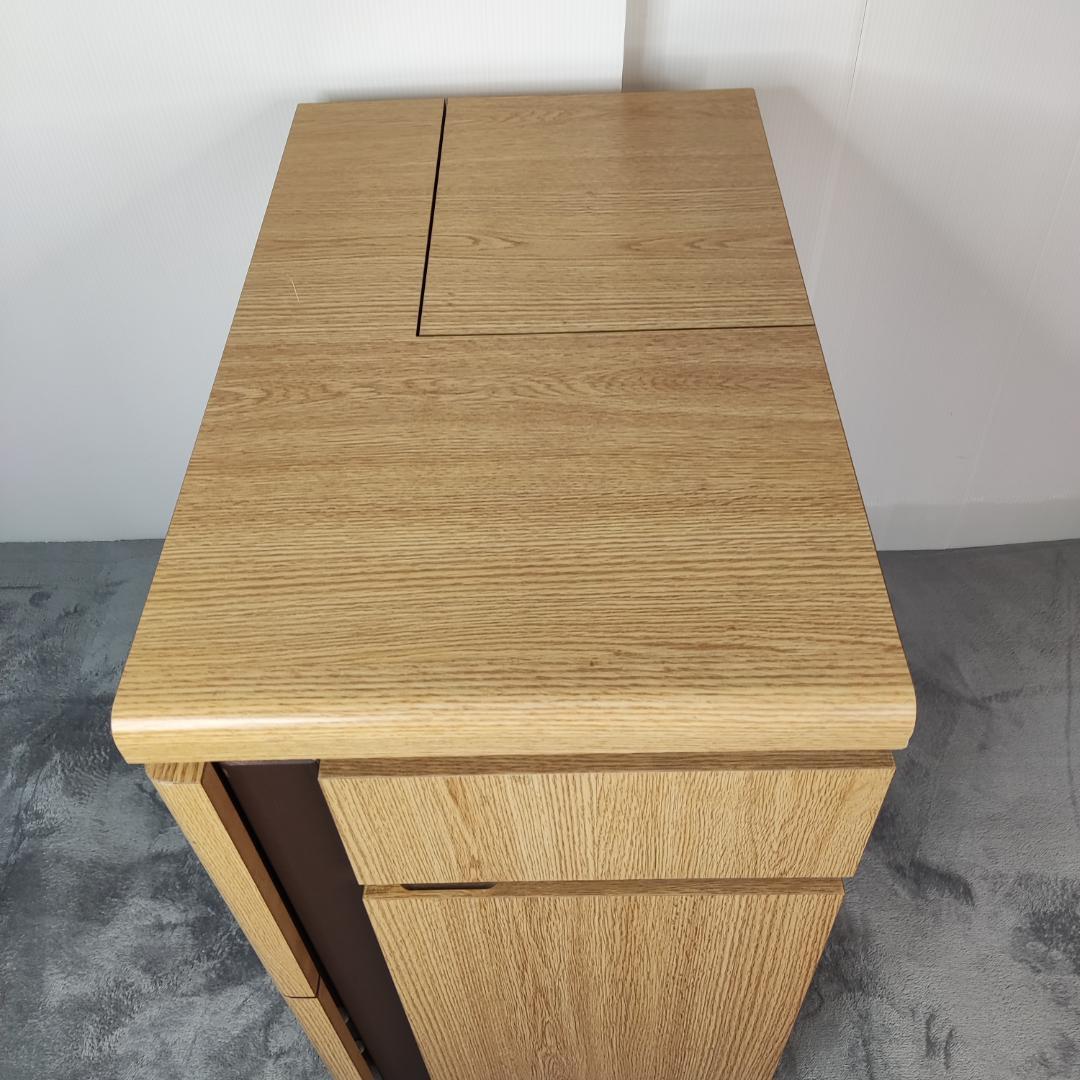 ブラザー工業 ミシン台 折りたたみ式 コンパクトキャビネット 昭和