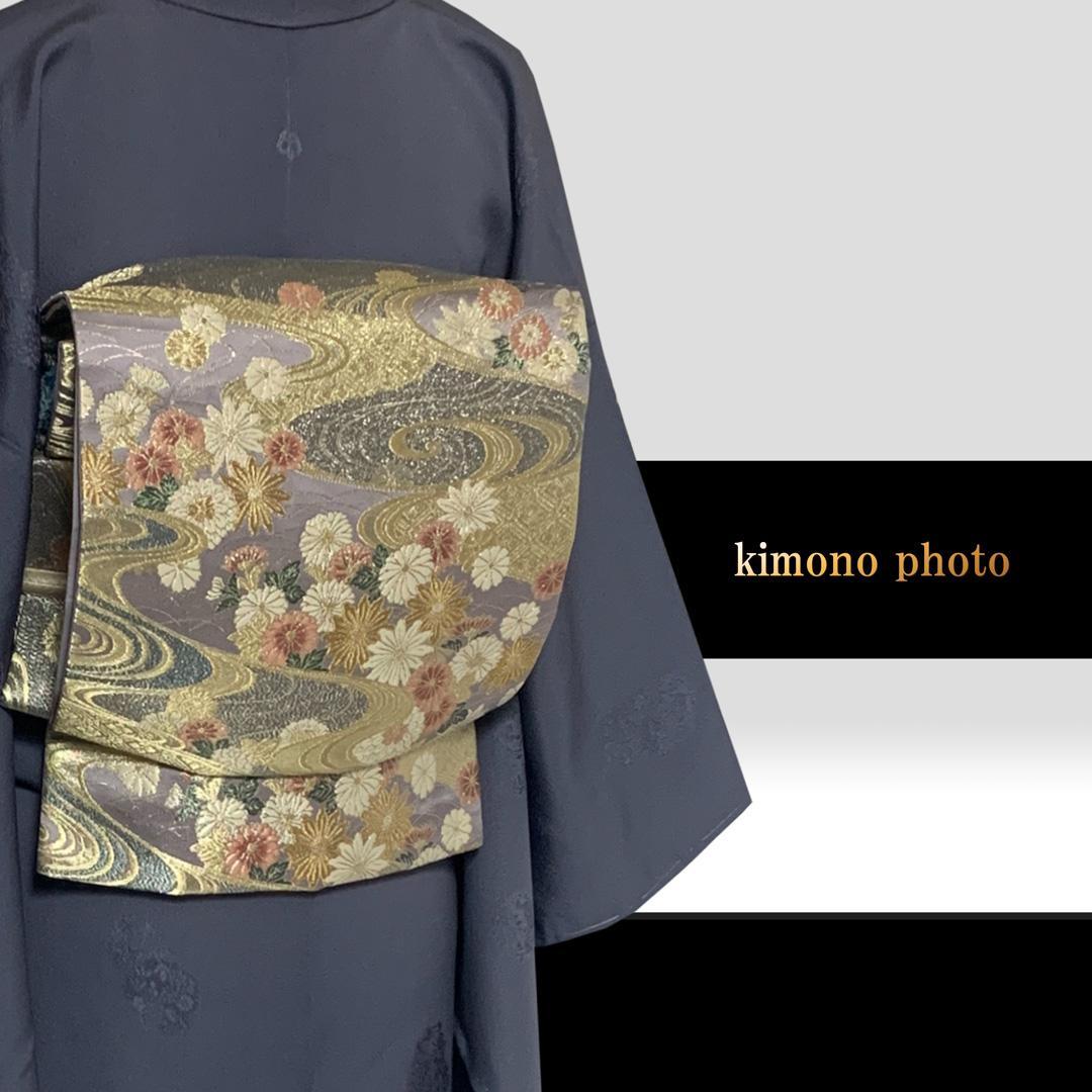 正絹【新品、未使用】トールサイズ【極上逸品】作家物金彩友禅訪問着4