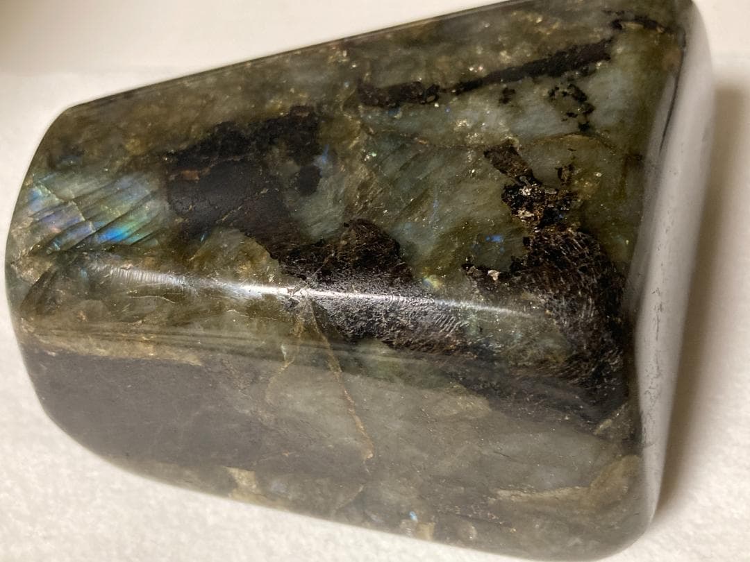 マジックワーカーの石】ラブラドライト マダガスカル産 924g フリー