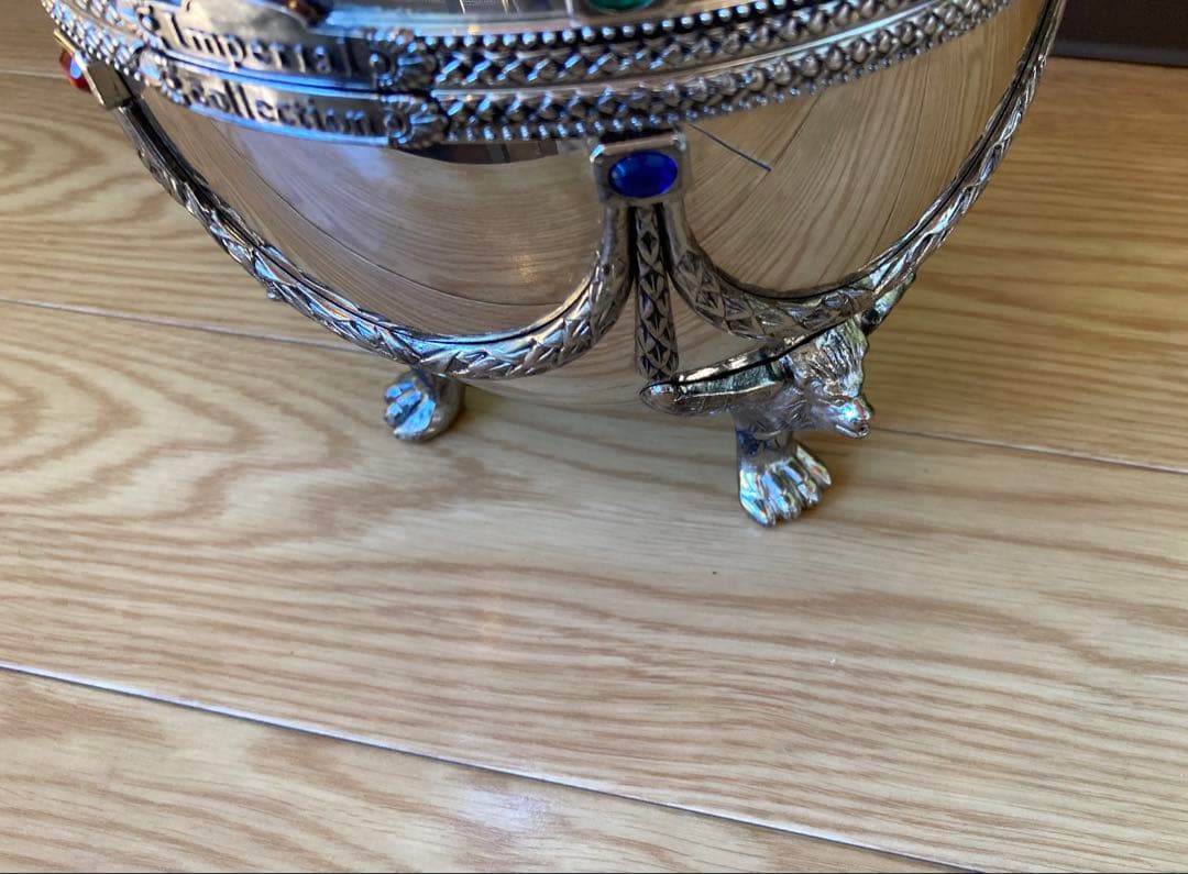 ラドガ インペリアルコレクション 銀 ベネチアングラス デキャンタ 空