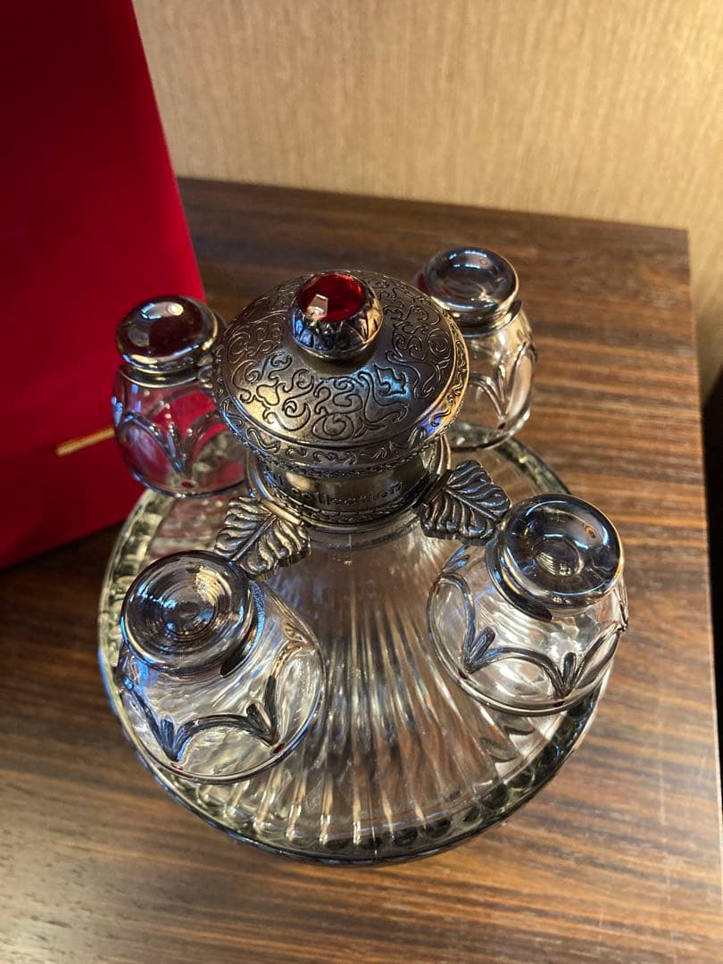 ラドガ インペリアルコレクション 銀 ベネチアングラス デキャンタ 空