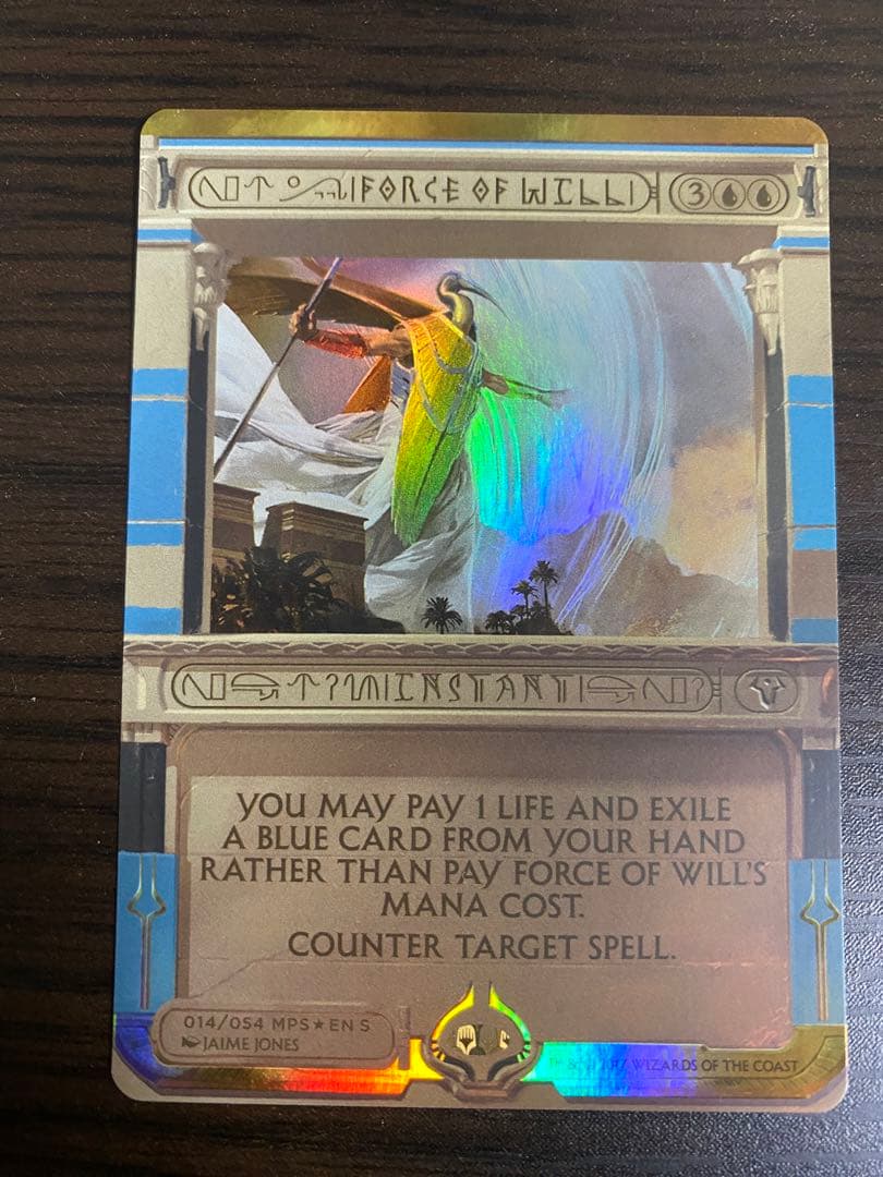 Force of will 意志の力 FOIL MPS Foil】《意志の力/Force of Will