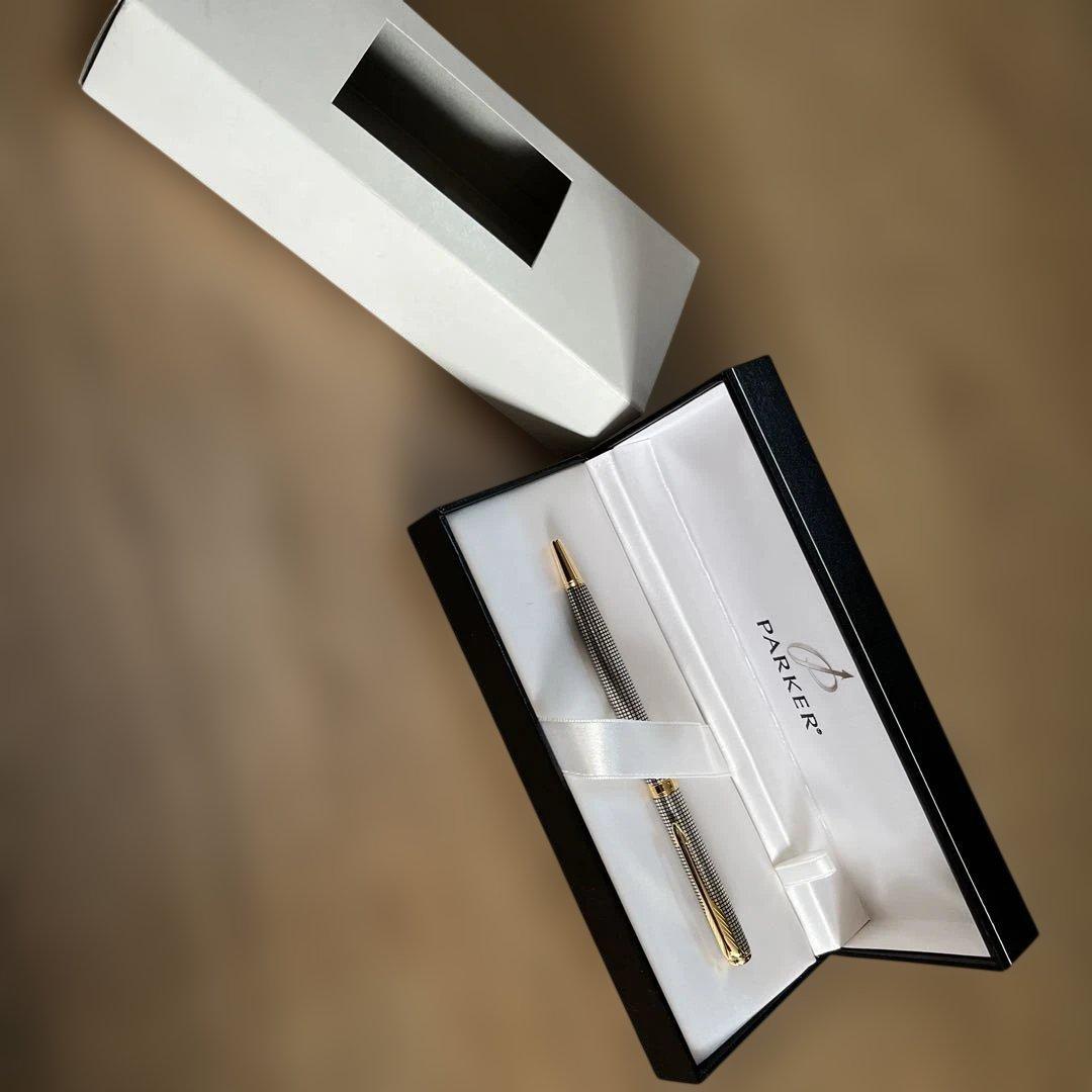 美品！パーカーボールペン ソネットプレミアム ソネット ボールペン パーカー 美しい プレミアム メタル&ブルー