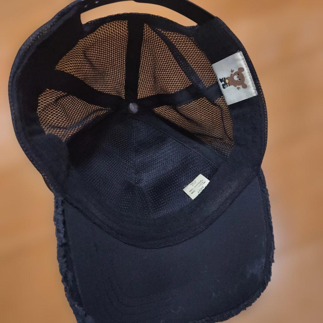 激レア 武藤敬司 武藤ベアー キャップ カモフラ 迷彩 さがら刺繍