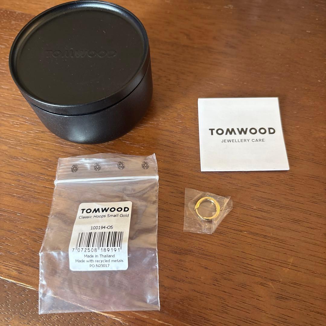 TOMWOOD トムウッドピアスClassicHoopSmall Gold 片方 - メルカリ
